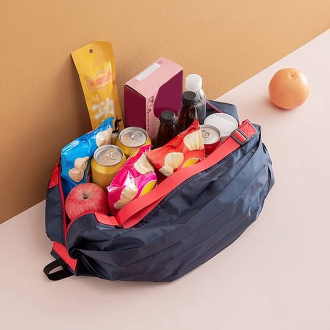 Dailygoods- Boodschappentas Opvouwbaar - Herbruikbare Tas - Sporttas - Schoudertas