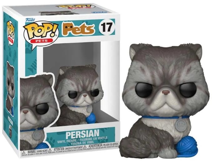 Funko! - Funko POP Vinyl Pets S3 Persian Cat