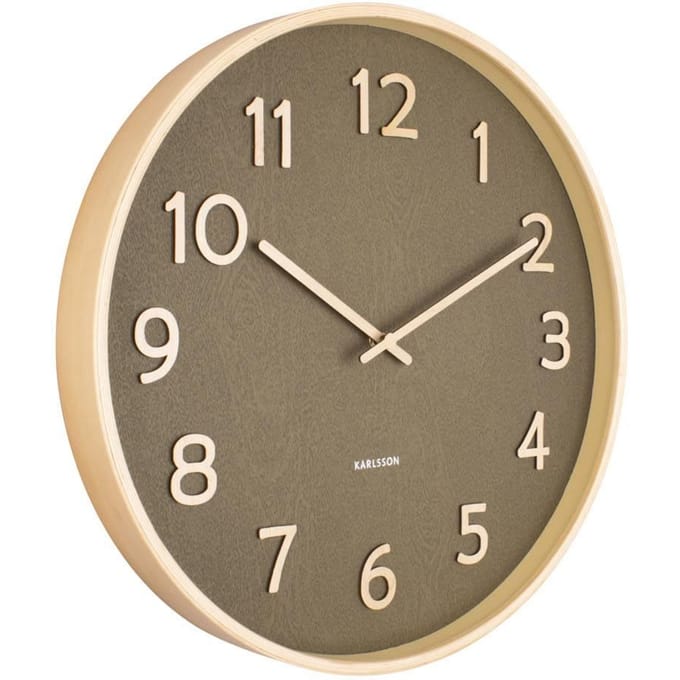 Wandklok Pure hout | KARLSSON