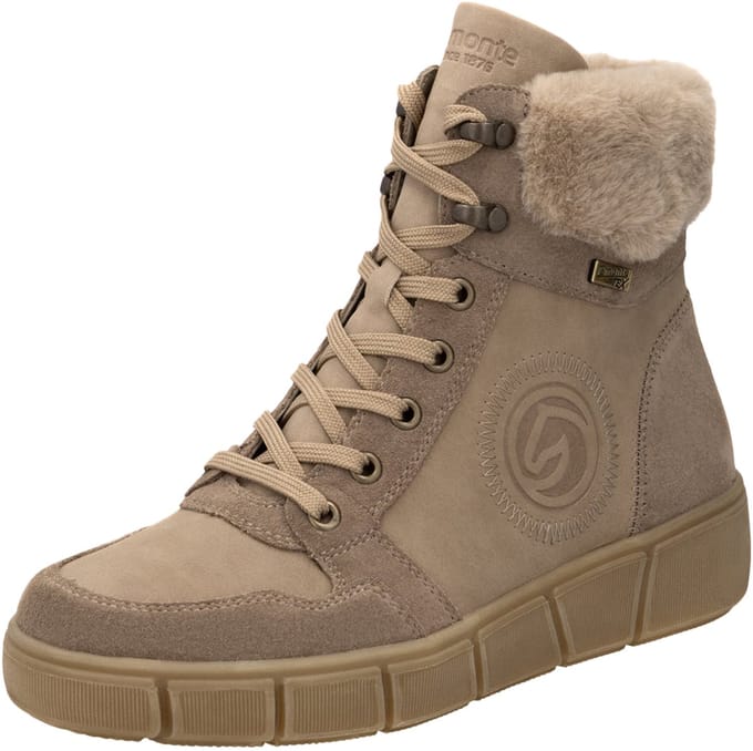 Samira hoge leren sneakers