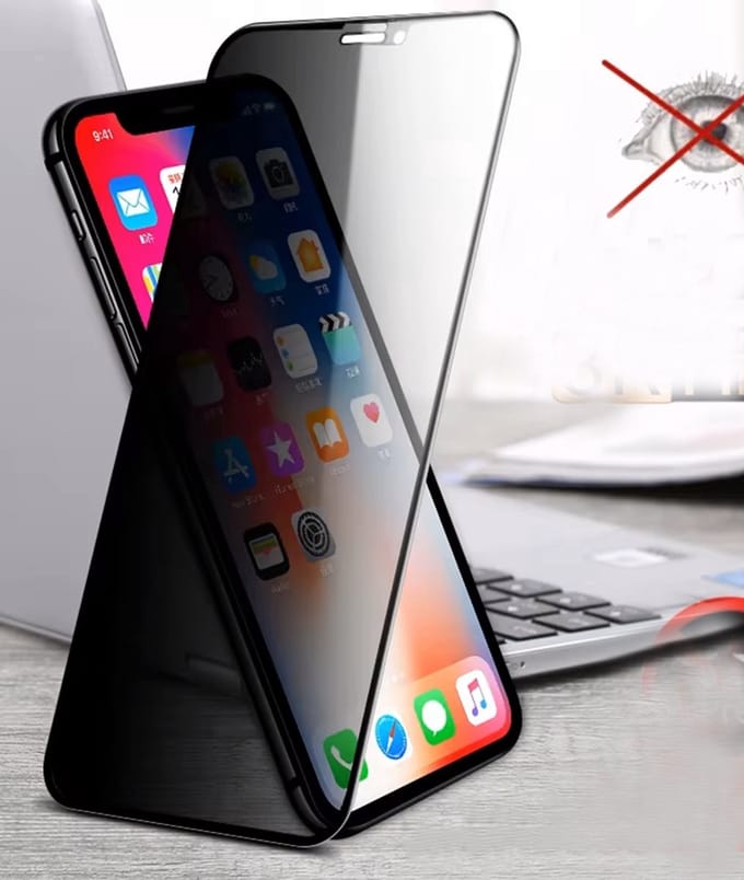 Privacy Scherm geschikt voor iPhone 13 - Privacy Screenprotector - 2 stuks - Privacy glas - Screenprotector - iPhone 13 - Tem-pered glass - CHPN