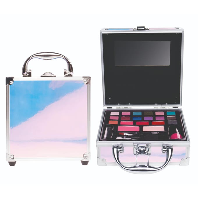 Casuelle make up koffer holografisch