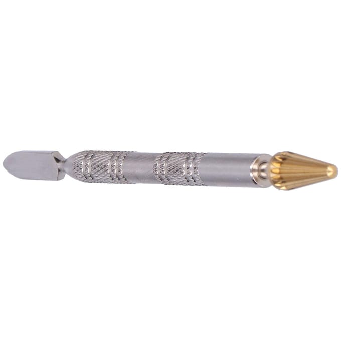 128 mm Leerverfstift met dubbele functie: verfroller, lijmstift, roestvrijstalen bandagetool gray