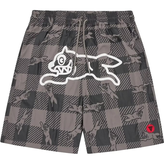 Zwemshort Icecream Checker Running Dog