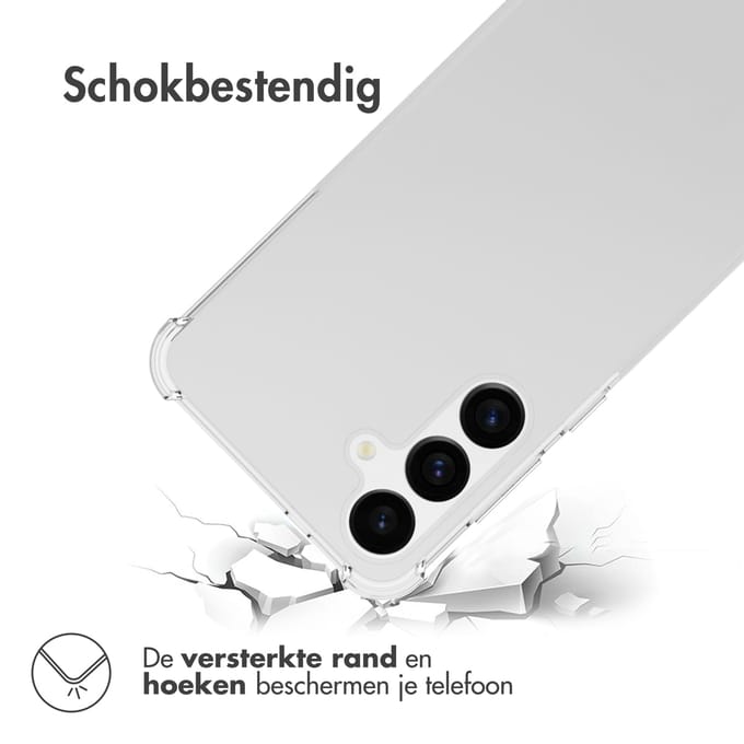 imoshion Hoesje - Geschikt voor Samsung Galaxy S24 Plus - Shockproof Case - Transparant