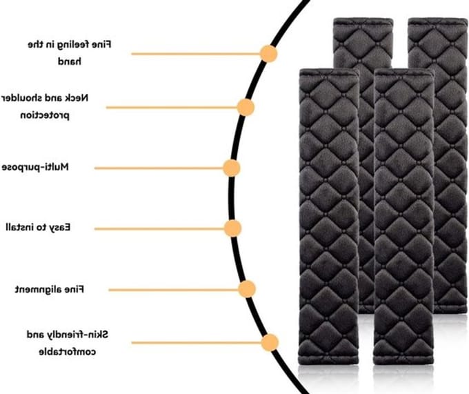 Vt products - Gordelkussens - Comfortabel en Veilig - Set van 4