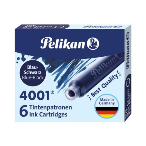 Pelikan 4001 - Korte Inktpatronen - Donkerblauw