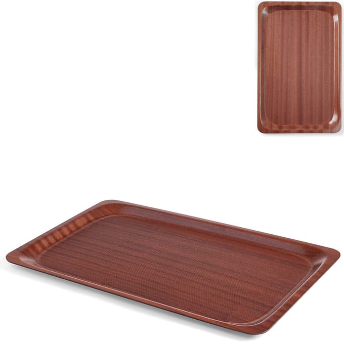HENDI Rechthoekig dienblad – antislip – mahonie – 430x610 mm