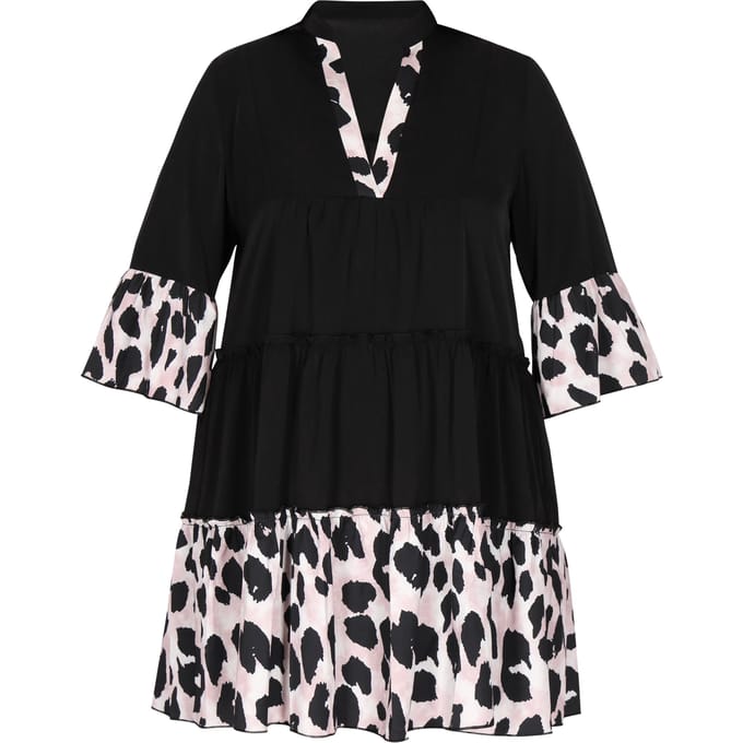 Faina jurk Dames zwart
