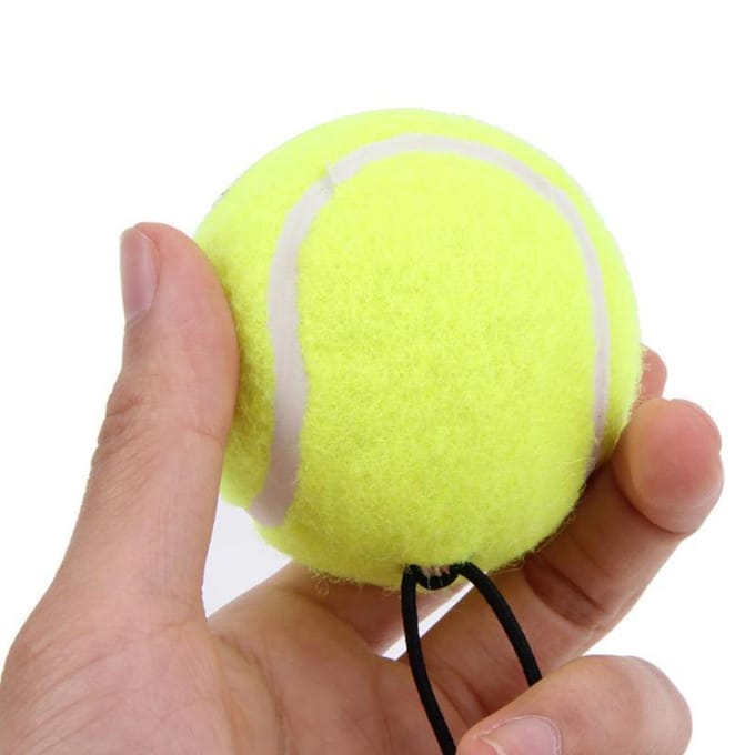Professionele Tennis Trainingsbal met Elastisch Koord Stuiterbal met Elastisch Koord Draagbare Tennis Trainingsbal yellow