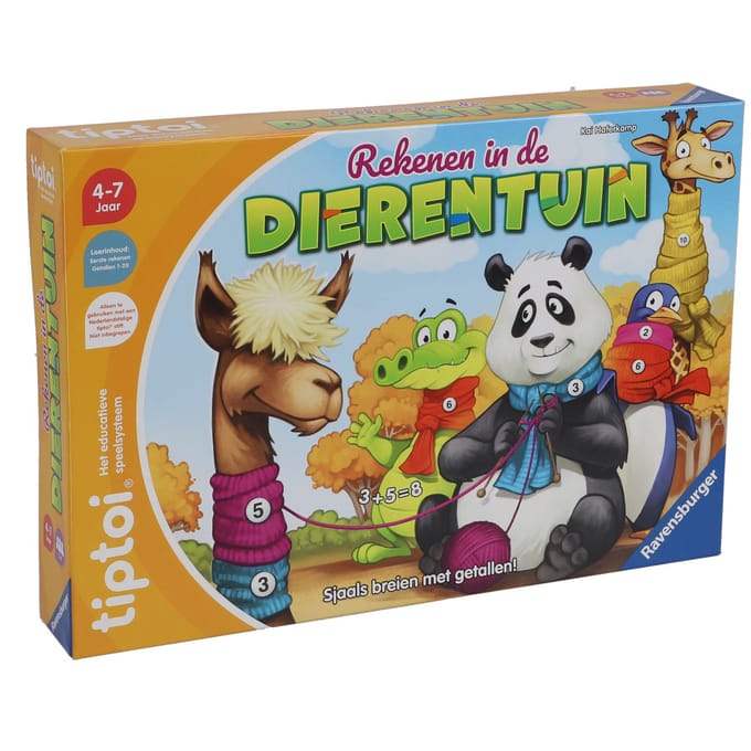 Ravensburger Tiptoi Rekenen in de dierentuin Leerzame spellen