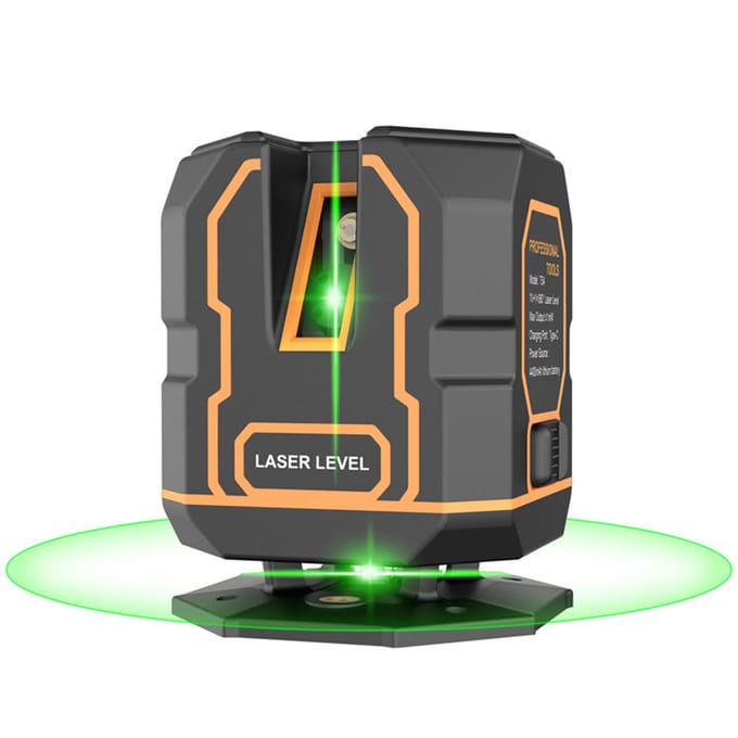 Niveau Laser à lignes croisées avec support 30M/ 98FT auto-nivelant 360 degrés horizontal 120 degrés with Bracket vert