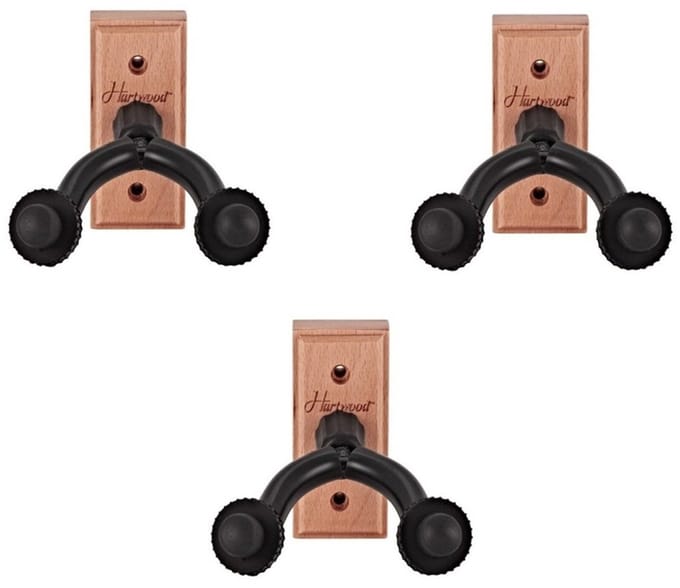 3 pak van Hartwood Gitaar Muurhanger