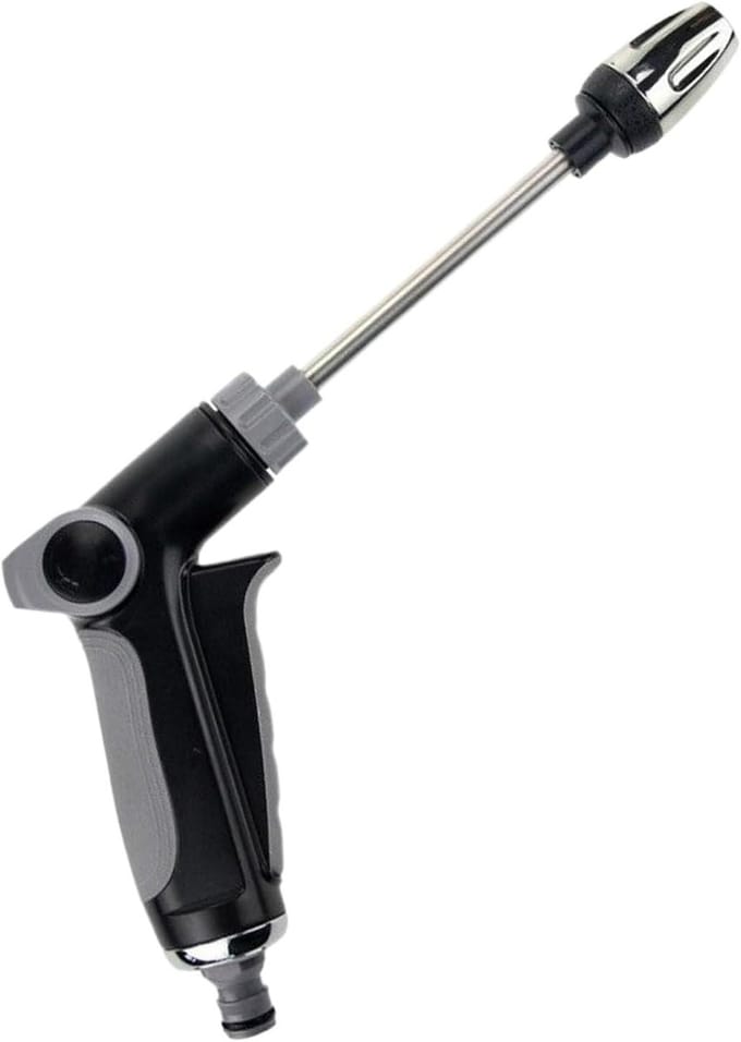 Tuinslang Sproeier - Hogedrukspuit - Tuinonderhoud - Verstelbaar - 25cm - Zwart