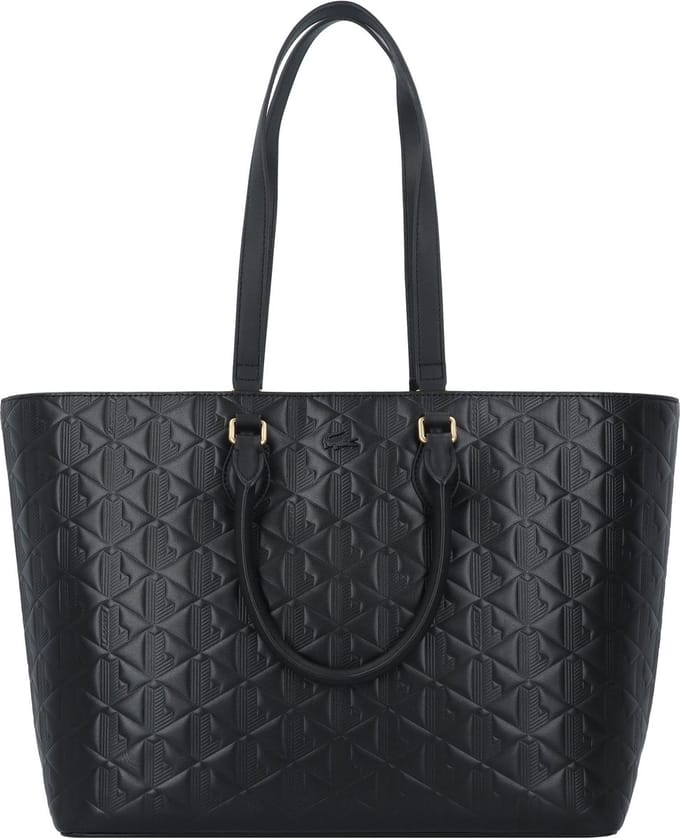 LACOSTE Schoudertas Handtas Maheki Shopping Bag Noir Zwart