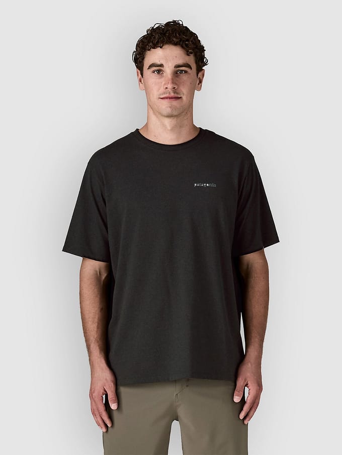 Patagonia Flying Fish Responsibili T-Shirt zwart