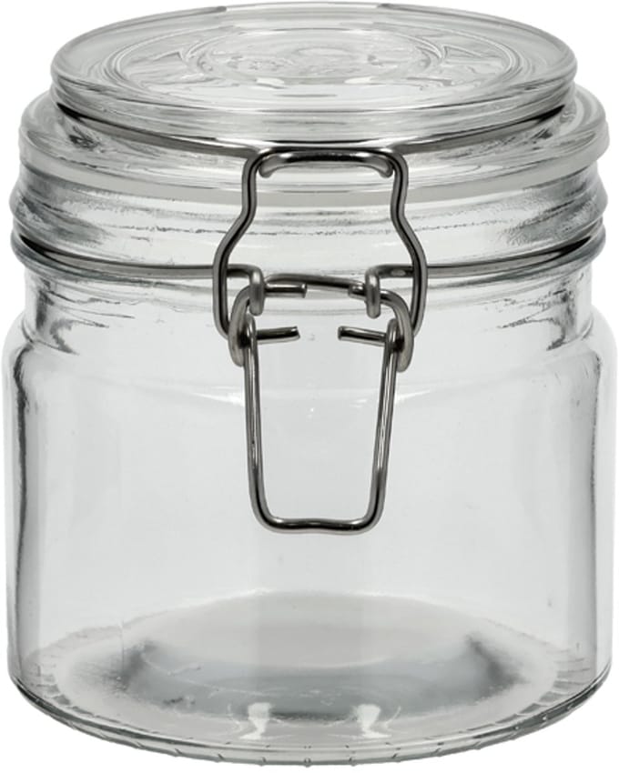 Funktion Weckpot met beugelsluiting Dia 10 x 11 cm 500 ml Helder