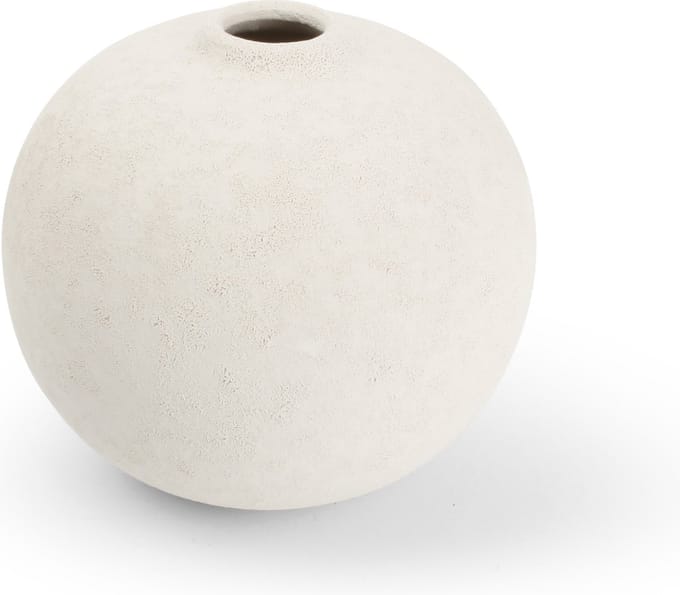 Salt&Pepper Vaas 14,5xH13cm wit Bullet