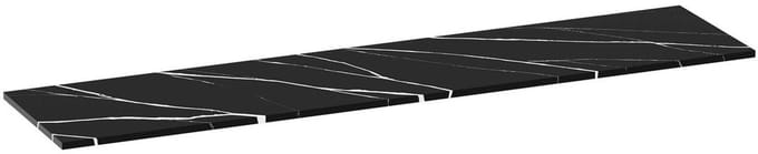 Brauer Mirage Topblad - 200 cm - Marmerlook Nero Marquina