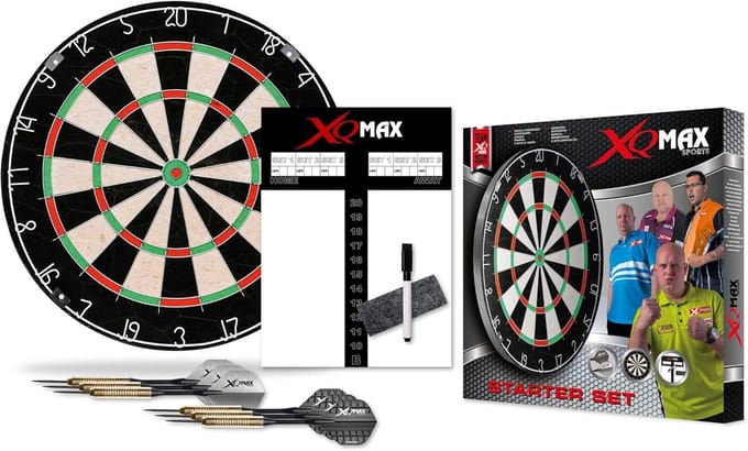 Professionele Dartset met Sisal Dartbord en Stalen Darts