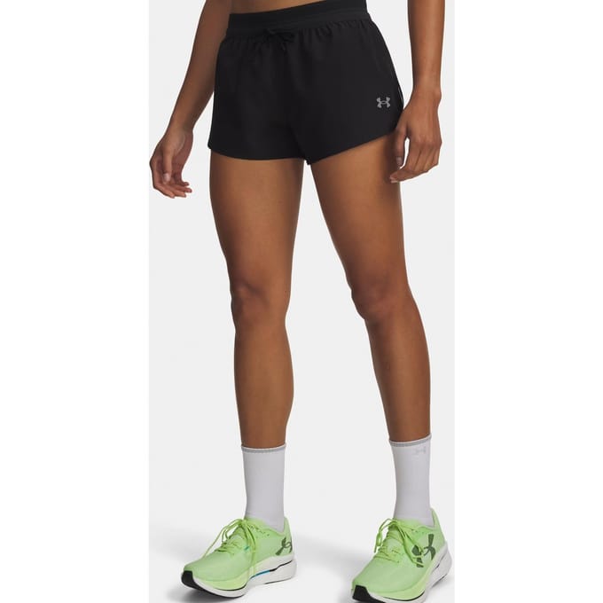 Under Armour Velociti Pro Vent s Hardloopshorts Dames-zwart, zilver