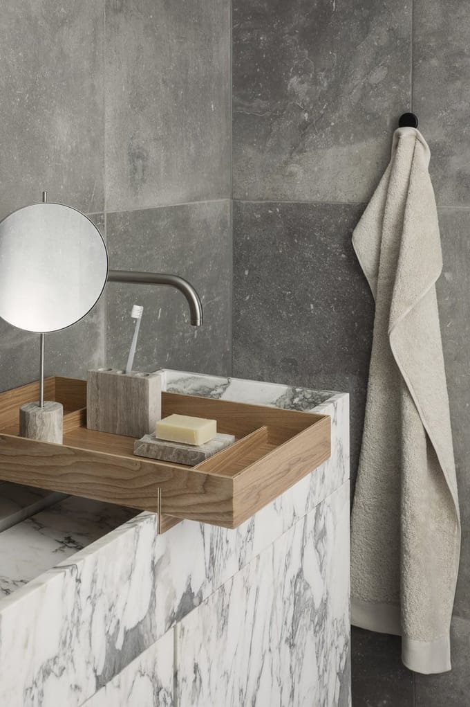 Riva Badtextiel Moonbeam | 100 x 200 cm | Beige | Katoen