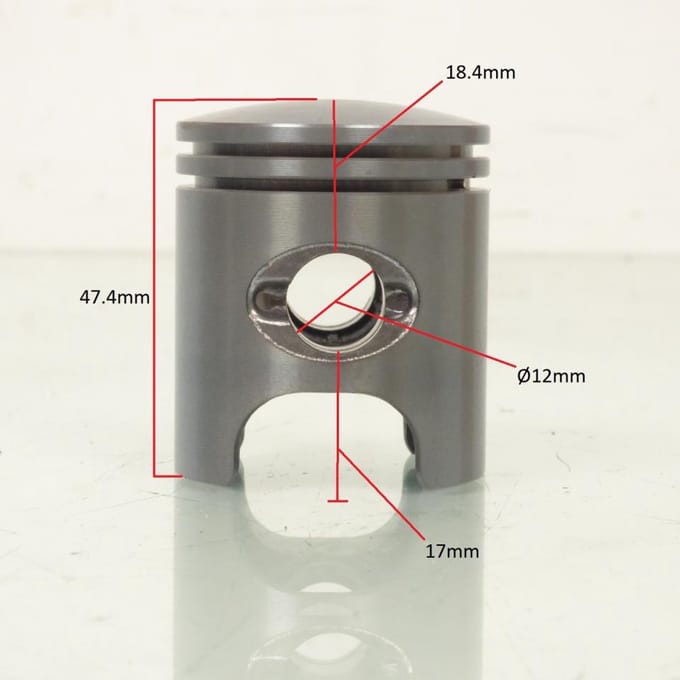 Piston moteur P2R pour Mobylette Peugeot 50 103 LS Avant 2020 Neuf