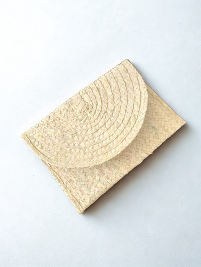 Cairo Pocket Purse - Clutch - Riet