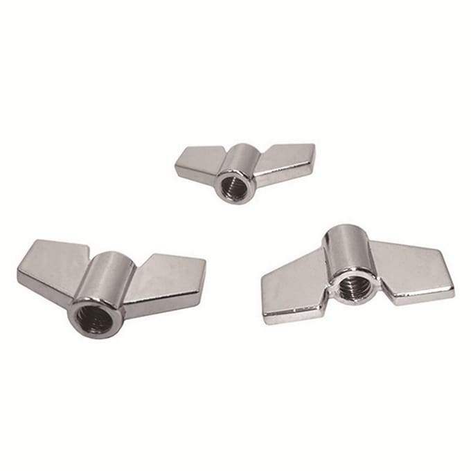 21 Delen Bekken Accessoires Bekken Statief Hulzen Bekken Viltjes met Bekken Ring & Basis Vleugelmoeren voor 21Pcs grijs