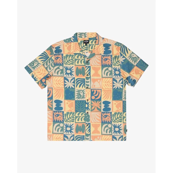 Billabong Vacay Overhemd Met Korte Mouwen Veelkleurig S Man