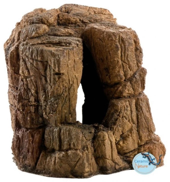 Ceramicnature Rock Sh-20 - Aquarium - Ornament - 12x12x13 cm Bruin