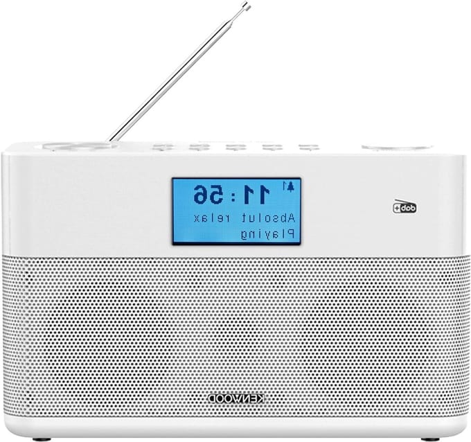 Compacte DAB Radio - Stereo Radio - Muziek Luisteren - Bluetooth Streaming - 2 x 3 Watt - Wit