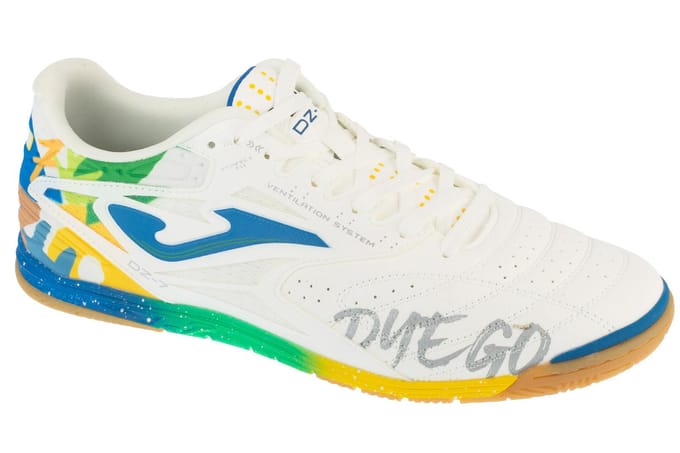 Joma DZ-7 DZ7W 25 IN, Chaussures de football en salle blanches pour homme 43,5