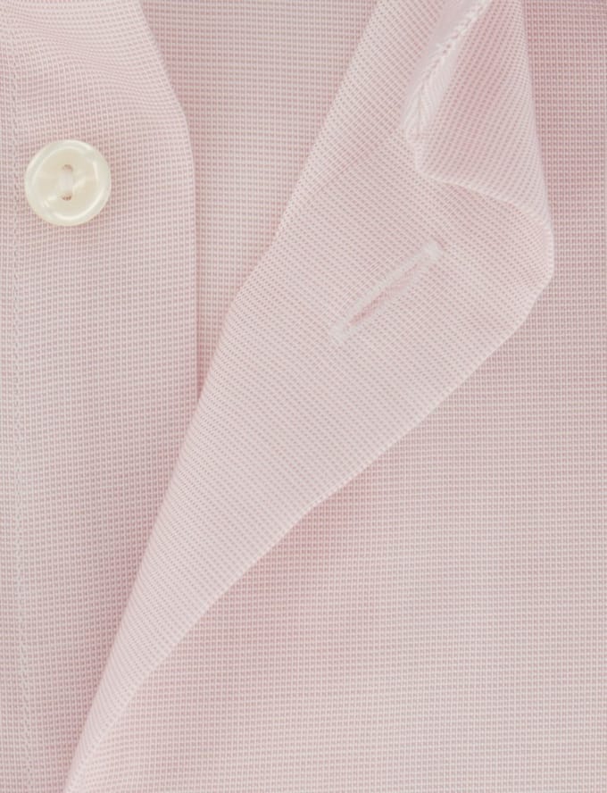 Contemporary fit overhemd wide collar Eton roze