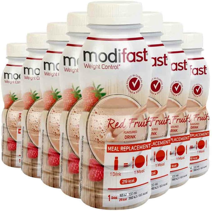 Modifast Intensive - Afslankdrink - Rood Fruit - 8 x 236 ml