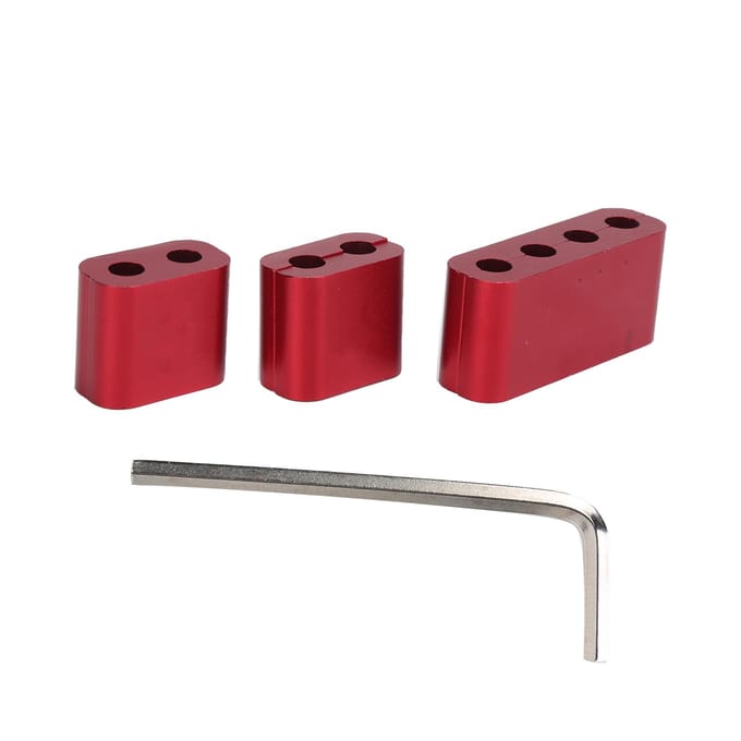 3 stuks Bougiekabel Scheiders Aluminiumlegering Klemmen voor 7mm 8mm Ontstekingskabel Lijn red