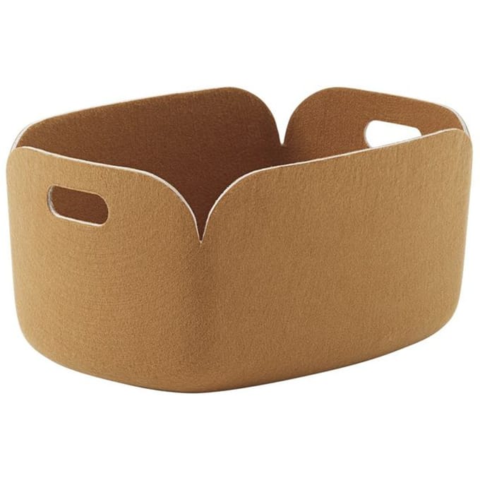 Muuto - Restore bewaarmand hoekig - oranje