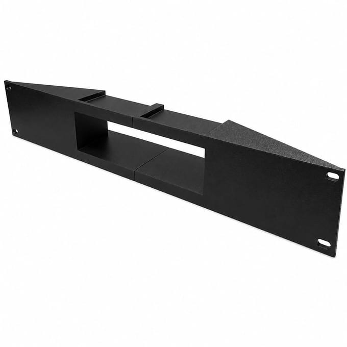 19 Inch Rack Mount Geschikt voor Minisforum MS-01 Version 2 – Mini PC Server Beugel – 1,66U – Zwart