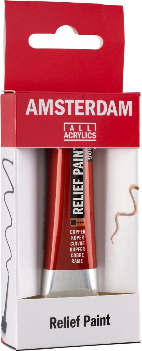 Amsterdam Contourverf Tube 20 ml Koper 805