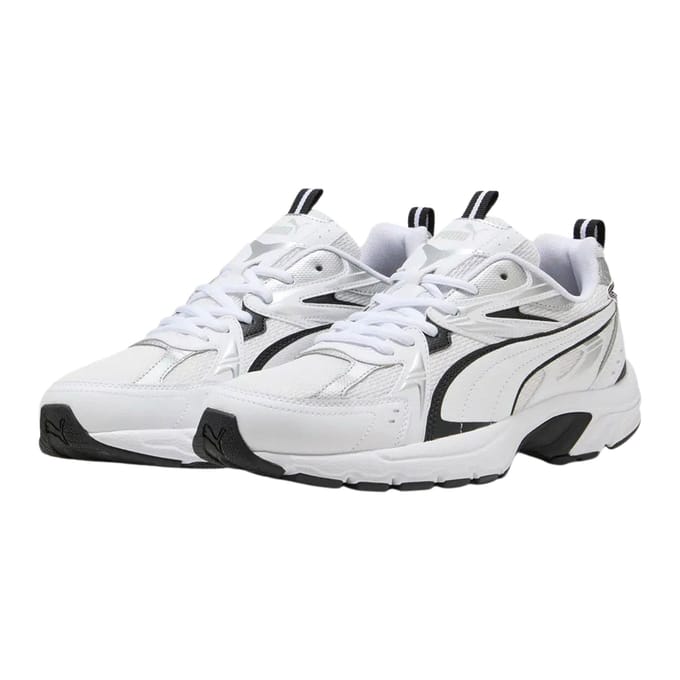 PUMA Milenio tech_ Unisex Sneakers - Puma White-Puma Black-Puma Silver