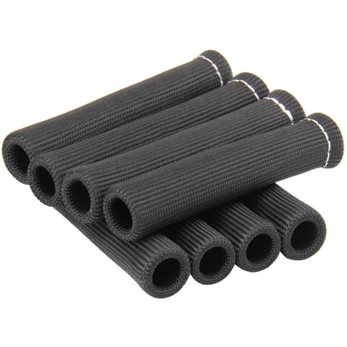 8 PIÈCES 2500 degrés Cache Protecteur Thermique pour Capuchon de Fil de Bougie d'Allumage de Voiture gray