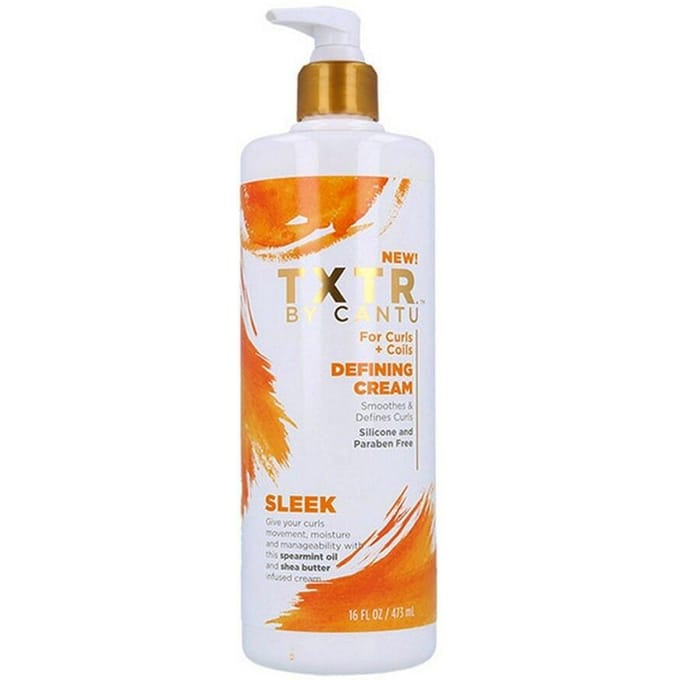 Styling Crème Cantu Txtr Sleek Krullend Haar (473 ml)