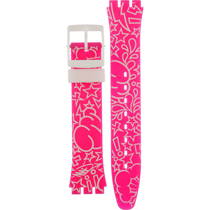 Swatch Plastic - Originals Medium (34mm) /Access/Solar/Musicall/Stop - G/SK/SL/SR/SS/SO28 AGP133 GP133 Shout Out Horlogeband