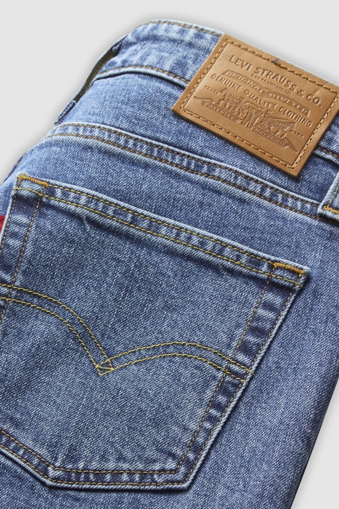 Levi's 725 Authentic Kick Boot Mosey Mid Stone Taglia: W32L29 | Jeans Outlet | Donna