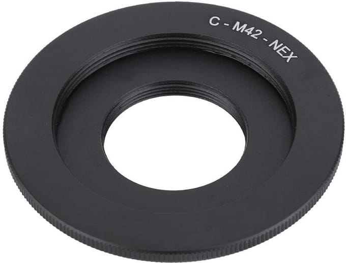 ONF3 - Aluminiumlegering Lens Adapter Ring - Duurzaam - Zwart - Geschikt voor Mount Camera - Accessoires voor C Mount Lens