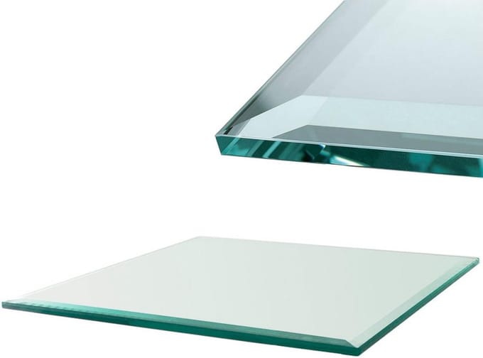 Glazen Plaat 90x60 cm voor Open Haard en Tafel - Veiligheidsglas