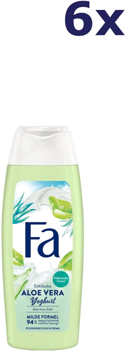 6x Fa Yoghurt Aloe Vera douchegel 250 ml