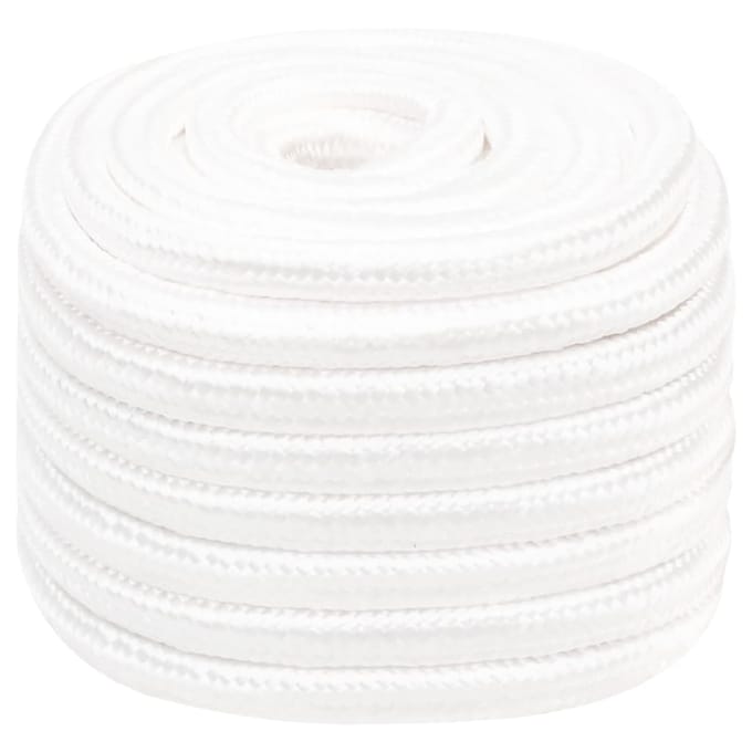 vidaXL Boottouw 20 mm 25 m polypropyleen volwit