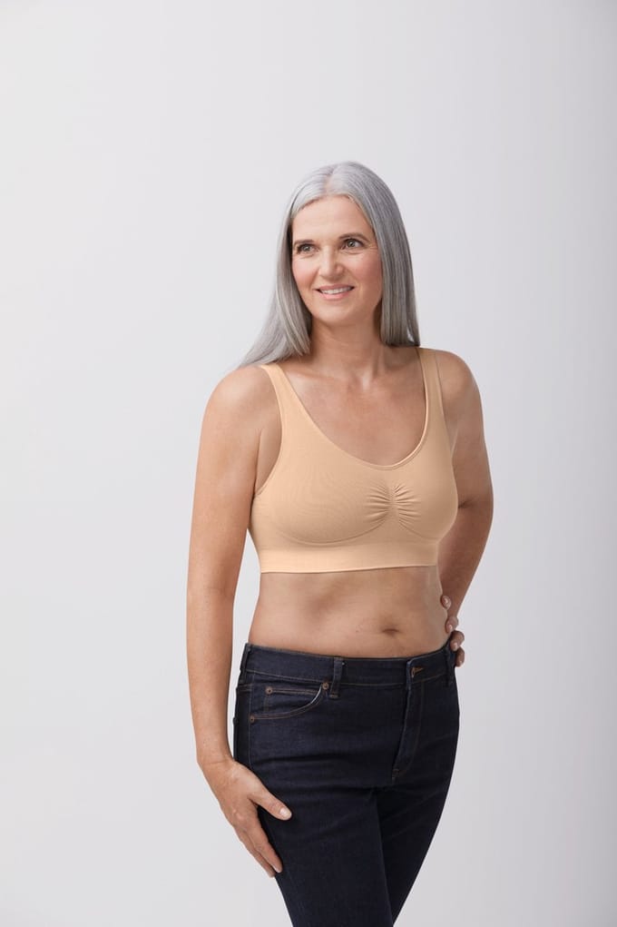 Amoena Becky BH Zonder Beugel Roze XL