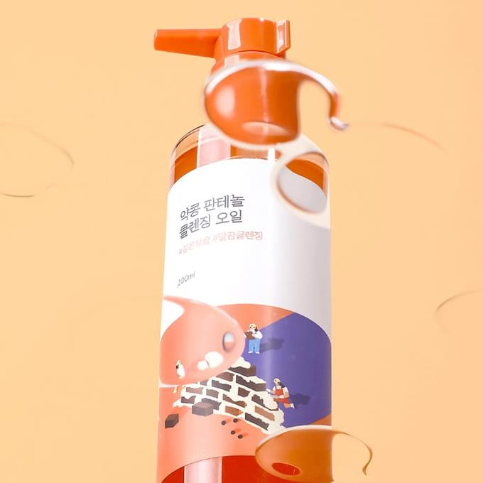 [ROUND LAB] Sojaboon Panthenol Reinigingsolie 200ml orange